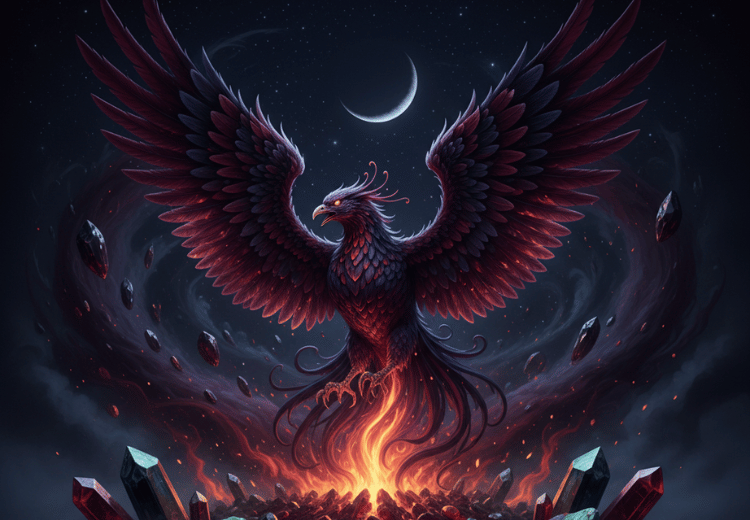 fénix povstávající z popela